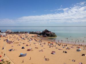 Broadstairs Viking Bay in summer