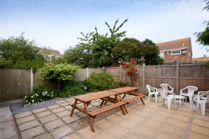 Rear Garden, Silvers holiday home