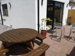 beeches holiday lets garden and french doors