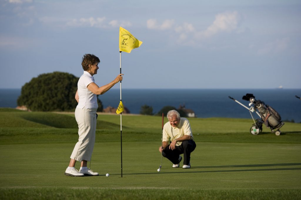 North Foreland golf course Broadstairs near Sandwich in East Kent